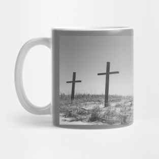 Three Wooden Crosses Mug